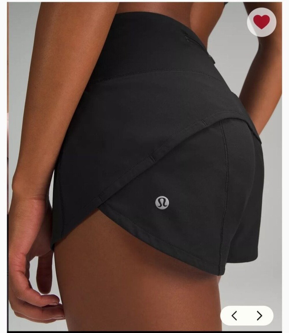 Lululemon Speed Up High-Rise 2.5" Lined Running Shorts SIZE 14